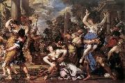 Pietro da Cortona The Rape of the Sabine Women oil